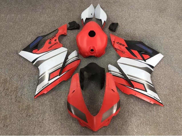 Carénages Moto Ducati 959 2015-2020 - Blanc Rouge Argent Noir