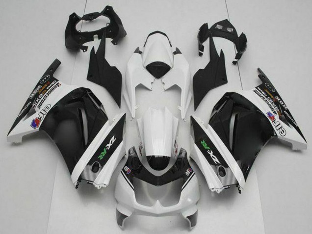 Carénages Moto Kawasaki EX250 2008-2012 - Blanc Noir Vert
