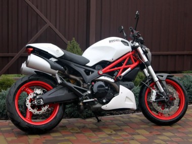 Carénages Moto Ducati Monster 696 796 1100 1100S 2008-2012 - Blanc