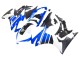 Carénages Moto Honda CBR500R 2013-2015 - Bleu Blanc Noir Mat