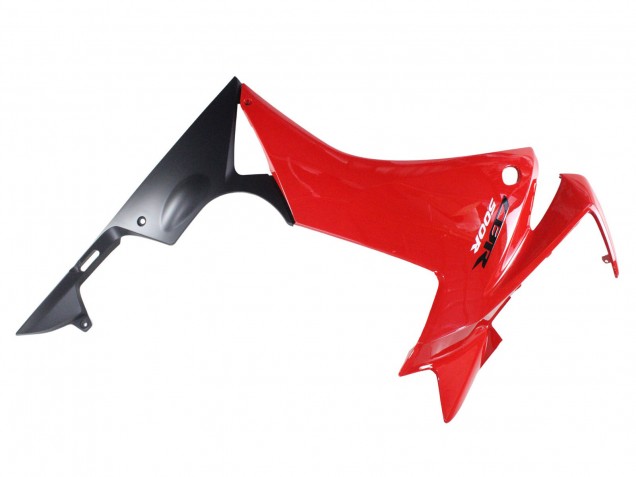 Carénages Moto Honda CBR500R 2013-2015 - Rouge Noir Mat