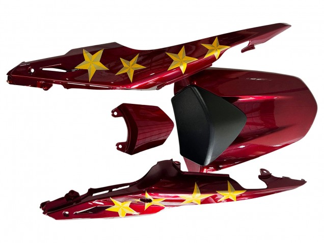 Carénages Moto Honda CBR500R 2013-2015 - Rouge Bleu Jaune Étoile
