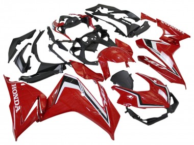 Carénages Moto Honda CBR500R 2022-2023 - Rouge Blanc Noir