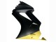 Carénages Moto Honda VFR 800 2002-2013 - Jaune Noir Mat
