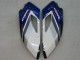 Carénages Moto Honda CBR1000RR 2004-2005 - Blanc Bleu Noir Brillant Fireblade