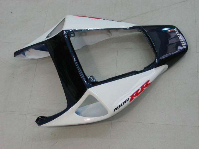 Carénages Moto Honda CBR1000RR 2004-2005 - Blanc Bleu Noir Brillant Fireblade