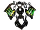 Carénages Moto Honda CBR1000RR 2004-2005 - Noir Brillant Jaune Vert Monstre