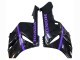 Carénages Moto Honda CBR1000RR 2004-2005 - Noir Brillant Violet Bande