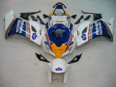 Carénages Moto Honda CBR1000RR 2004-2005 - Blanc Bleu Or Rothmans