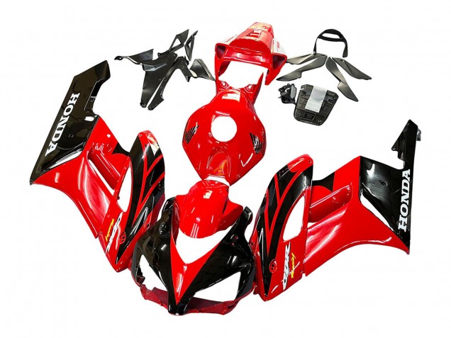 Carénages Moto Honda CBR1000RR 2004-2005 - Rouge Noir Brillant Courses