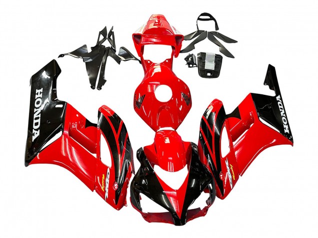 Carénages Moto Honda CBR1000RR 2004-2005 - Rouge Noir Brillant Courses