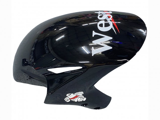 Carénages Moto Honda CBR1000RR 2004-2005 - Noir Brillant Blanc West