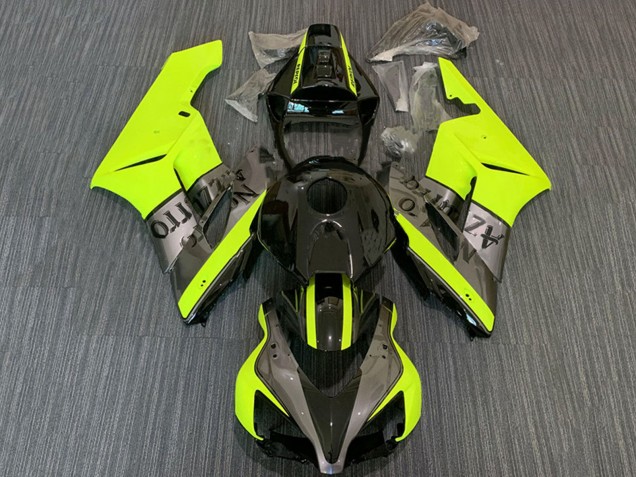 Carénages Moto Honda CBR1000RR 2004-2005 - Jaune Gris Noir Brillant Nastro Azzurro