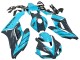 Carénages Moto Honda CBR1000RR 2004-2005 - Bleu Clair Noir Brillant