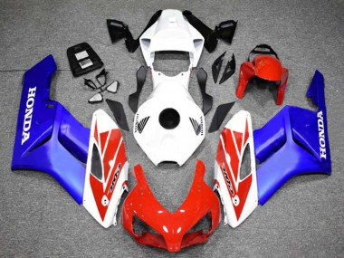 Carénage Moto Honda CBR1000RR 2004-2005 - Blanc Rouge Bleu