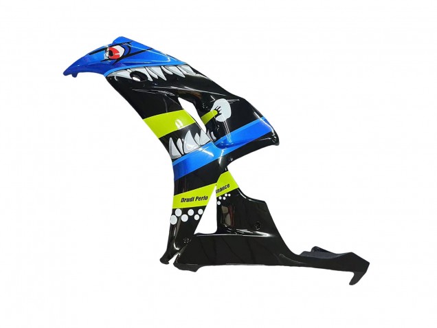 Carénages Moto Honda CBR1000RR 2006-2007 - Bleu Fluorescent Vert Noir Brillant Requin 46