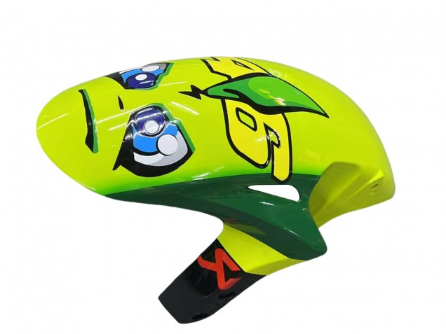 Carénages Moto Honda CBR1000RR 2006-2007 - Bleu Fluorescent Vert Noir Brillant Requin 46