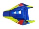 Carénages Moto Honda CBR1000RR 2006-2007 - Bleu Fluorescent Vert Noir Brillant Requin 46