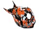 Carénages Moto Honda CBR1000RR 2006-2007 - Noir Orange Argent Camouflage