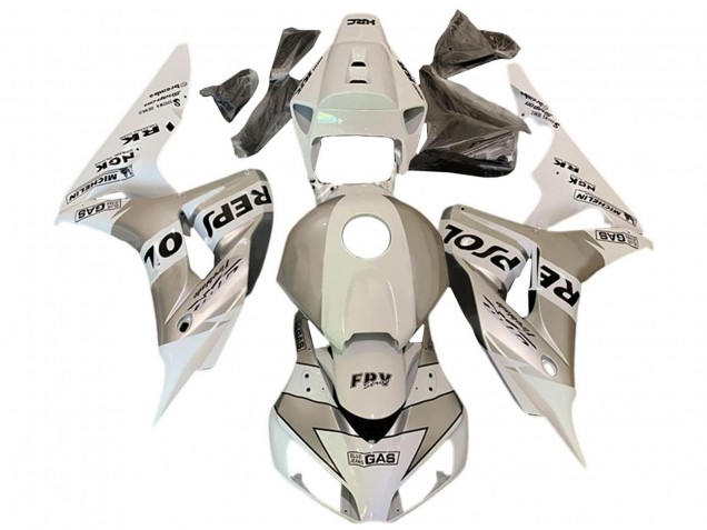 Carénages Moto Honda CBR1000RR 2006-2007 - Blanc Gris Repsol