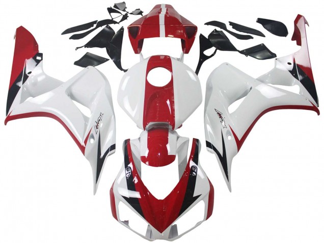 Kits Carénage Moto Honda CBR1000RR 2006-2007 - Blanc Rouge Noir Brillant
