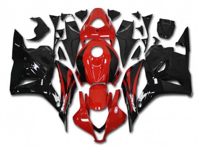 Kits Carénage Moto Honda CBR600RR 2009-2012 - Rouge Noir Brillant