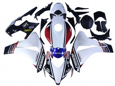 Carénages Moto Honda CBR1000RR 2008-2011 - Blanc Rouge Bleu Noir Star Lee Carrera