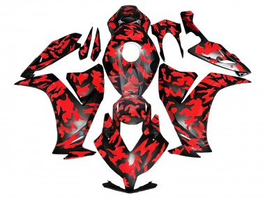 Carénages Moto Honda CBR1000RR 2012-2016 - Rouge Noir Brillant