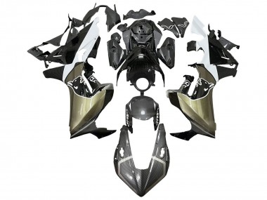 Carénages Moto Honda CBR1000RR 2017-2023 - Gris Blanc Noir Fibre de Carbone