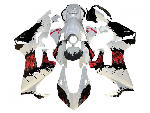 Kits Carénage Moto Honda CBR1000RR 2017-2024 - Blanc Rouge Noir
