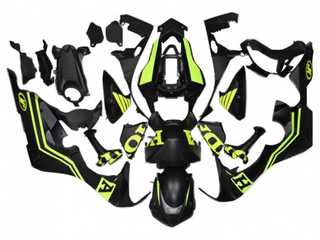 Carénages Moto Honda CBR1000RR 2017-2023 - Noir Mat Jaune