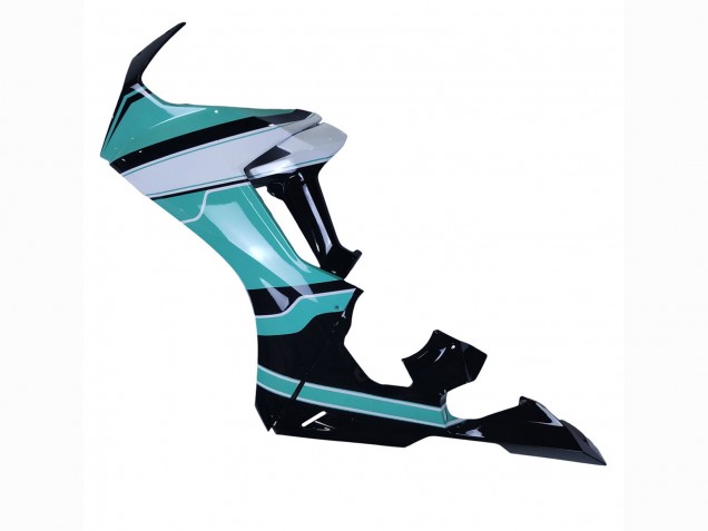 Carénages Moto Honda CBR1000RR 2017-2023 - Blanc Bleu Clair Noir Brillant