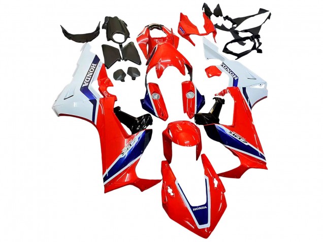 Kits Carénage Moto Honda CBR1000RR 2017-2023 - Blanc Rouge Bleu