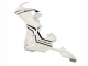 Carénages Moto Honda CBR1000RR 2017-2023 - Blanc Noir Bande Fireblade