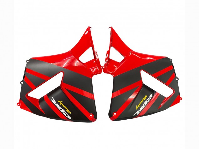 Carénages Moto Honda CBR600RR 2003-2004 - Rouge Noir Mat Courses