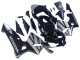 Carénages Moto Honda CBR600RR 2003-2004 - Argent Noir Brillant