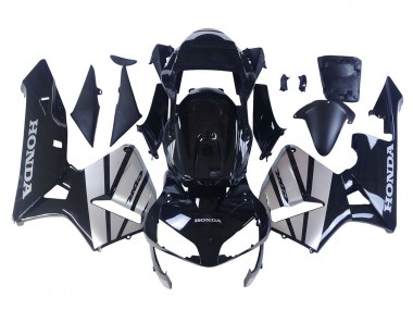 Carénages Moto Honda CBR600RR 2003-2004 - Argent Noir Brillant
