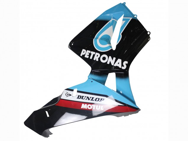 Carénages Moto Honda CBR600RR 2003-2004 - Bleu Clair Rouge Noir Brillant Dunlop
