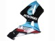 Carénages Moto Honda CBR600RR 2003-2004 - Bleu Clair Rouge Noir Brillant Dunlop