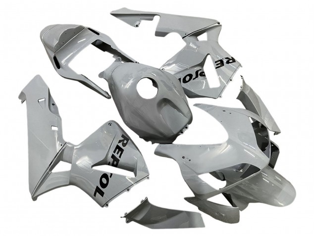 Carénages Moto Honda CBR600RR 2003-2004 - Argent Noir Repsol