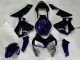 Carénages Moto Honda CBR600RR 2003-2004 - Bleu Foncé Noir Brillant