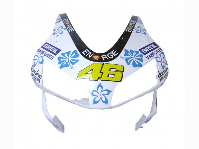 Carénages Moto Honda CBR600RR 2003-2004 - Blanc Bleu Rouge Nastro Azzurro 46