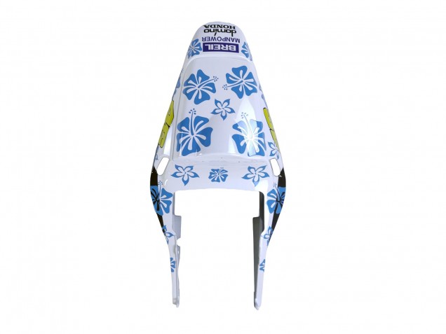 Carénages Moto Honda CBR600RR 2003-2004 - Blanc Bleu Rouge Nastro Azzurro 46