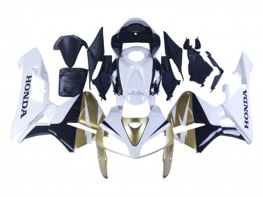 Carénages Moto Honda CBR600RR 2005-2006 - Or Blanc Noir