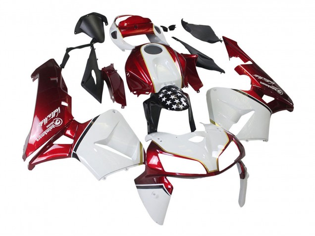 Kits Carénage Moto Honda CBR600RR 2005-2006 - Rouge Blanc Noir