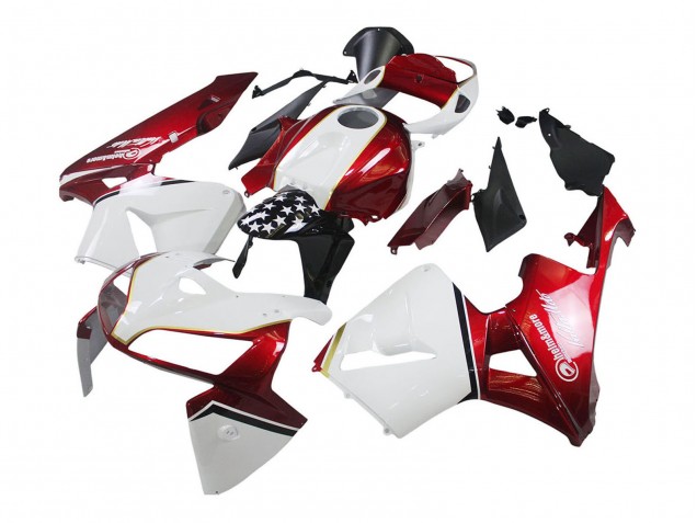 Kits Carénage Moto Honda CBR600RR 2005-2006 - Rouge Blanc Noir
