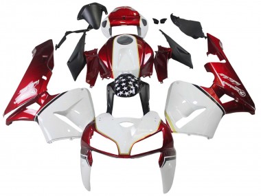 Kits Carénage Moto Honda CBR600RR 2005-2006 - Rouge Blanc Noir