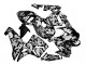 Carénages Moto Honda CBR600RR 2005-2006 - Noir Blanc Gris Camouflage