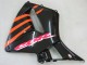 Carénages Moto Honda CBR600RR 2005-2006 - Orange Noir Argent