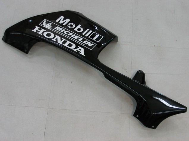 Carénages Moto Honda CBR600RR 2005-2006 - Noir Brillant Blanc West
